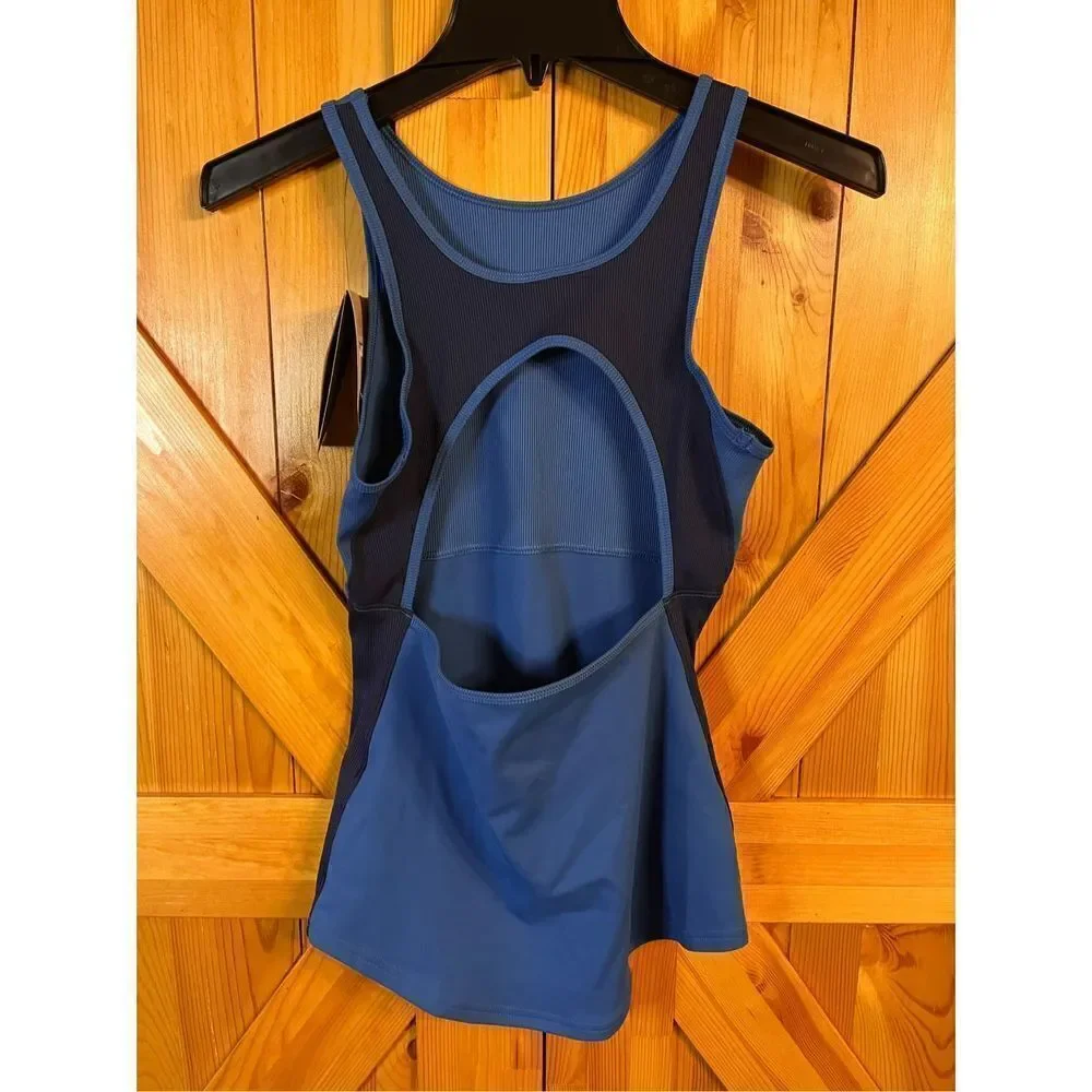 Nike DRI-FIT Yoga Women's Tank Top (Blue) Size XS nwt (3076)